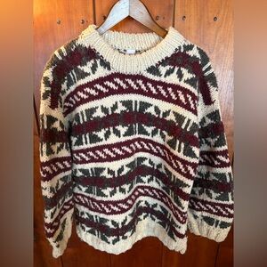 Vintage wool sweater. Heavy and in excellent condition.